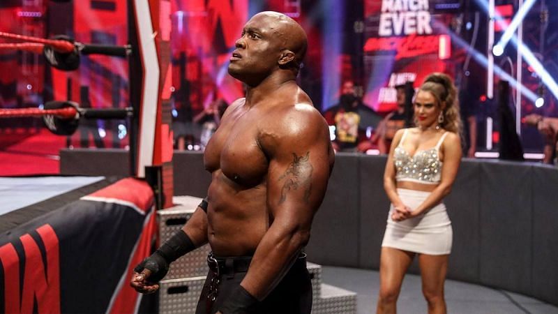 Lana is not happy with Bobby Lashley and MVP